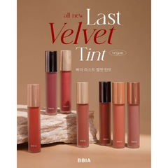 (Vegan - 2023) Son kem lì Bbia Last Velvet Lip Tint Version 8 Full màu