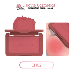 Phấn má hồng Moon Eyes / MoonEyes Color dạng bột mịn tạo khối trang điểm tự nhiên lâu trôi