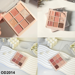Bảng Phấn Mắt 9 Ô Odbo Shadow & Me Palette OD2014 Lên Màu Siêu Đẹp