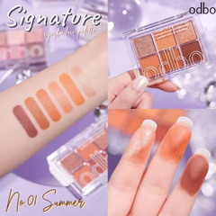 Bảng phấn mắt 6 ô Odbo Signature Eyeshadow Palette OD276