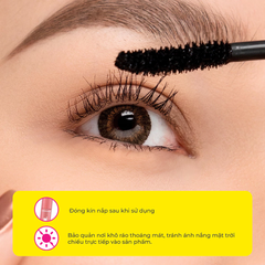 Chuốt Mi Lemonade SuperNatural Mascara Làm Dài, Dày Và Cong Mi Màu Đen