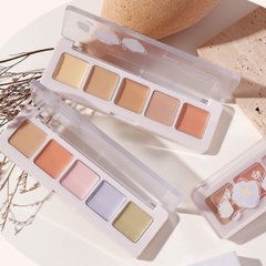Bảng Che Khuyết Điểm/Triệt Sắc XIXI 5 ô Hoa Cúc, Điều chỉnh sắc tố da Magic Camelia D522