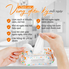 Khăn ướt vệ sinh vùng kín cao cấp cho da nhạy cảm Femfresh  25 tờ