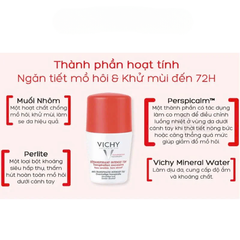 Lăn khử mùi Vichy Détranspirant Intensif 72h 50ml