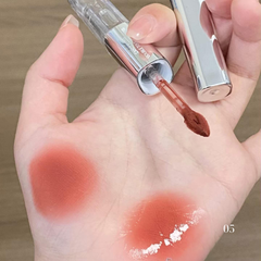 Son Bóng AZTK 2 Đầu Candy Double Touch Lipgloss Đầu Son Bùn Mờ Đầu Son Bóng Tráng Gương 1.7ml+1.7ml