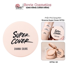 Phấn Phủ Dạng Nén Sivanna Super Cover Invisible Long Stay Foundation Powder SPF30 PA++++ HF711