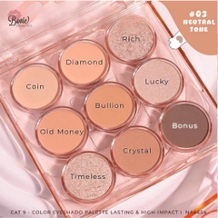 Phấn Mắt Nee Cara CAT 9 Ô Phấn Mịn Lâu Trôi- NA4654