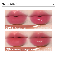 Son Mooekiss Serum Dưỡng Không Dính Cốc Hiệu ứng Tráng Gương Hai đầu đa Năng 3ml+3ml