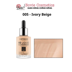 Kem Nền Kiềm Dầu, Che Phủ Tự Nhiên Catrice HD Liquid Coverage Foundation 30ml