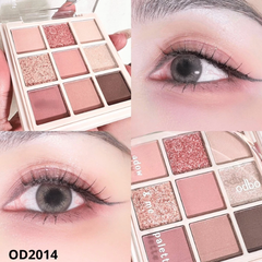 Bảng Phấn Mắt 9 Ô Odbo Shadow & Me Palette OD2014 Lên Màu Siêu Đẹp