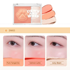 Má Hồng Kem Kèm Highlight Black Rouge Dewy Whip Cheek And Beam