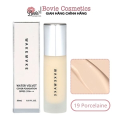 Kem Nền WAKEMAKE Water Velvet Cover Foundation 30ml
