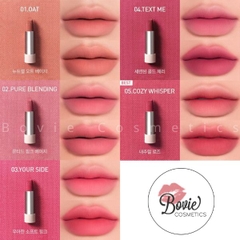 Son Thỏi Mịn Lì, Mềm Môi 3CE Cashmere Hug Lipstick 3.5g