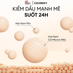 Kem Nền Mỏng Nhẹ, Lâu Trôi, Dành Cho Da Dầu Colorkey Long Lasting Flawless Liquid Foundation 30g
