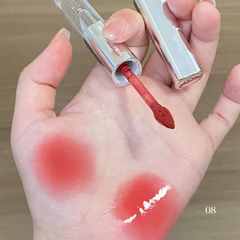 Son Bóng AZTK 2 Đầu Candy Double Touch Lipgloss Đầu Son Bùn Mờ Đầu Son Bóng Tráng Gương 1.7ml+1.7ml