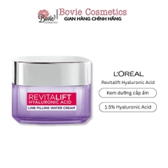 Kem dưỡng siêu cấp ẩm căng mượt da và giảm nếp nhăn L'Oreal Paris Revitalift 1.5% Hyaluronic Acid 50ml- Vạch đỏ