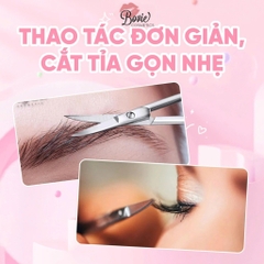 Kéo tỉa mày, cắt lông mi, cắt miếng kích mí Jary Hồng Eyebrow Scissors