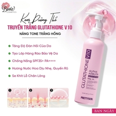 Kem Dưỡng Body Ban Ngày Và Ban Đêm Prettyskin  Retinol B5 Alpha Arbutin Body Lotion & Glutathione V10 Alpha Arbutin Body Lotion
