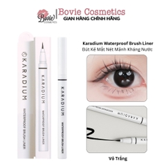 Bút dạ kẻ mắt Karadium Waterproof Brush Liner Black Eyeliner