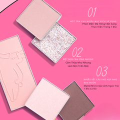 VEECCI*MY FRIEND RABBIT Phấn Mắt 5 Màu Trái Tim Thỏ Ngọc Trai 5.2g VC033