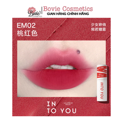 Son Kem Bùn & Má Hồng Mịn Môi Lâu Trôi Into You Shero Super Matte Lip & Cheek Mud 2g