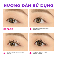 Chuốt Mi Lemonade SuperNatural Mascara Làm Dài, Dày Và Cong Mi Màu Đen