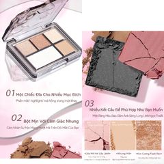 Bảng Phấn Mắt 5 Ô VEECCI Gợn Sóng Nước Veecci Dream Summer Eye Shadow