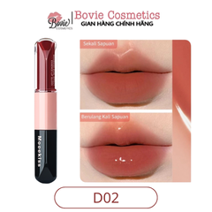 Son Mooekiss Serum Dưỡng Không Dính Cốc Hiệu ứng Tráng Gương Hai đầu đa Năng 3ml+3ml