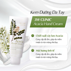 Kem Dưỡng Da Tay 3W Clinic Hand Cream 100ml