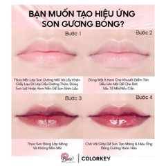 Son Tint Gương Bóng Bền Màu, Lâu Trôi Colorkey Airy Lip Mirror Series 1.7g