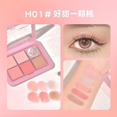 Bảng Phấn Mắt 6 Ô Hold Live Cloud Gauze Powder Eyeshadow Palette HL708 9g