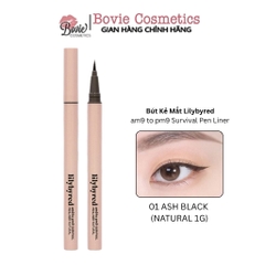 Bút Kẻ Mắt Nước Lilybyred Siêu Mảnh, Chống Trôi am9 to pm9 Survival Pen Liner