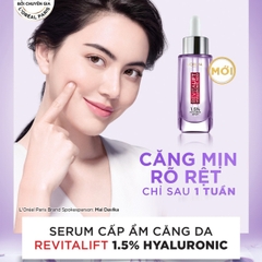Tinh chất dưỡng da Serum cấp ẩm & giảm nếp nhăn L'Oréal Revitalift Pure Hyaluronic Acid 1.5%