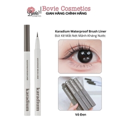 Bút dạ kẻ mắt Karadium Waterproof Brush Liner Black Eyeliner