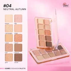 Bảng Mắt Odbo Iconic Eyeshadow Palette 10 Ô Chất Phấn Mềm Mịn, Bám Màu Tốt, Lâu Trôi OD2029