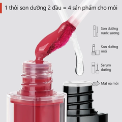 Son Mooekiss Serum Dưỡng Không Dính Cốc Hiệu ứng Tráng Gương Hai đầu đa Năng 3ml+3ml