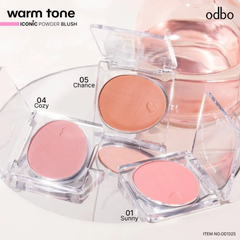 Phấn má hồng Odbo Iconic Powder Blush 4.2g OD1325