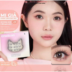 Mi giả tự dính không cần dùng keo EyesBling- thế hệ mới có thể tái sử dụng nhiều lần (bao bì mới cải tiến hơn)