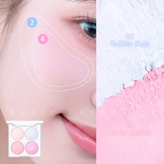 Phấn Má Hồng Dasique Blending Mood Cheek 4 ô