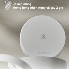 Kem chống nắng dạng cushion nâng tông da, kiềm dầu Romand Back Me Tone Up Sun Cushion SPF50+ PA++++ 11g