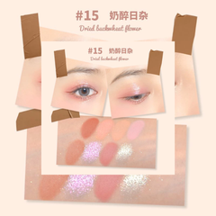Bảng Phấn Mắt 8 Ô Color School Playing magic cube eye shadow plate