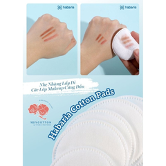 Bông Tẩy Trang Habaria Cotton Pads