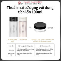 Phấn Phủ Bột Kiềm Dầu PRAMY Dung Tích Lớn Mềm Mịn Mỏng Nhẹ Sheer Flawless Silky Loose Powder 100g
