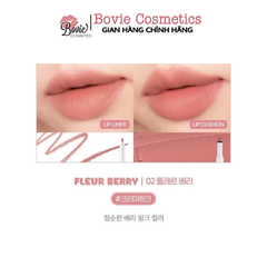 Chì Kẻ Viền Môi 2 Đầu IPKN Fluffy Lip Pencil
