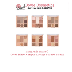 Bảng Phấn Mắt 8 Ô Color School Playing magic cube eye shadow plate