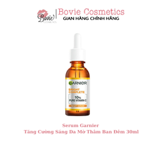 Tinh Chất Garnier Tăng Cường Sáng Da Mờ Thâm Ban Đêm 10% Vitamin C Bright Complete Overnight