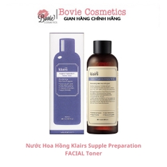 Nước Hoa Hồng Klairs Supple Preparation Unscented + Facial Toner