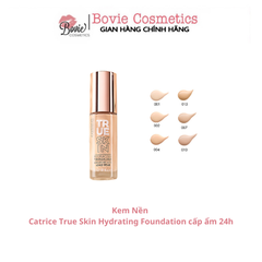 Kem Nền Catrice True Skin Hydrating Foundation cấp ẩm 24h