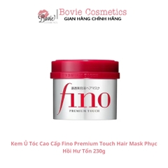 Kem Ủ Tóc Cao Cấp Fino Premium Touch Hair Mask Phục Hồi Hư Tổn