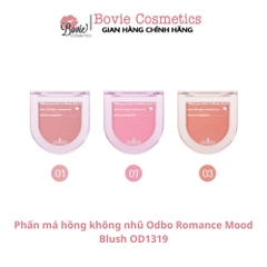 Phấn má hồng không nhũ Odbo Romance Mood Blush OD1319